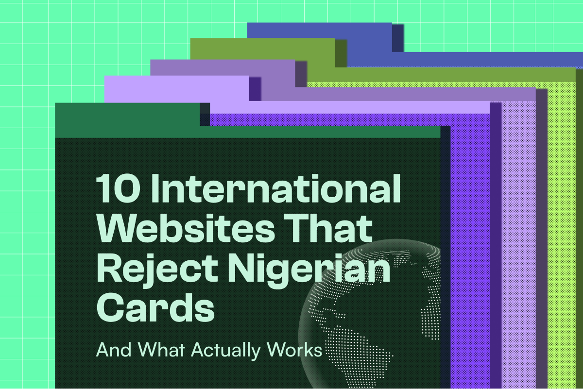 10 Popular International Websites That Reject Nigerian Cards