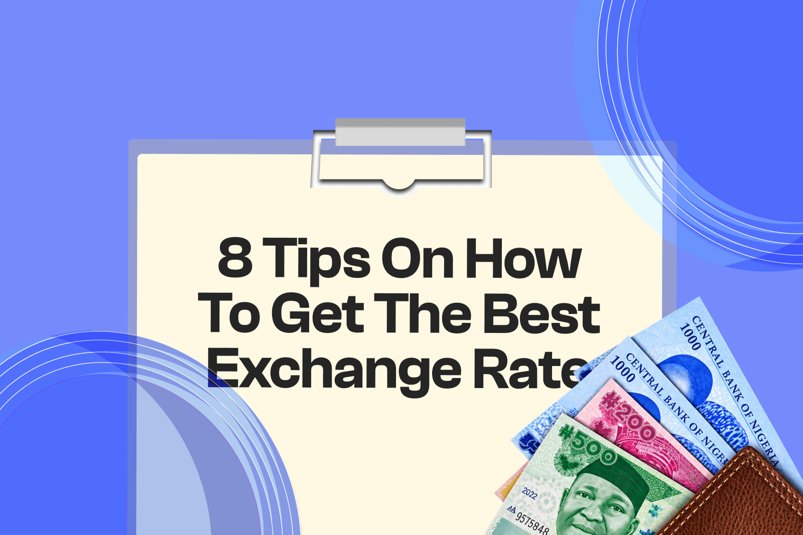 8 tips on how to get the best exchange rate
